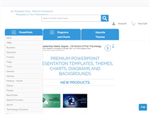 Tablet Screenshot of mytemplatesshop.com